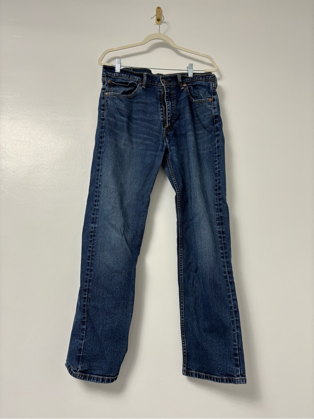 Levi's Men’s Dark Blue Straight Jeans